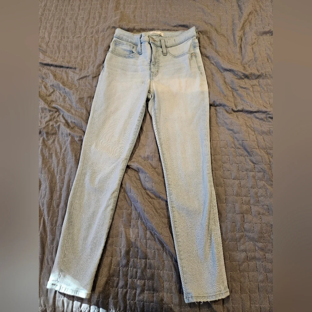 Madewell Petite 9" Mid-Rise Skinny Jeans Size 25 - Picture 2 of 9